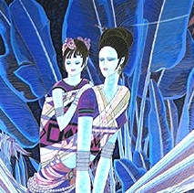 ティン・シャオ・クァンの絵画作品　タイトルは、希望の光